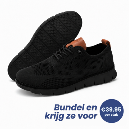 Ultiem Comfort | Gezonde en ondersteunende wandelschoenen (Zwarte zool editie)