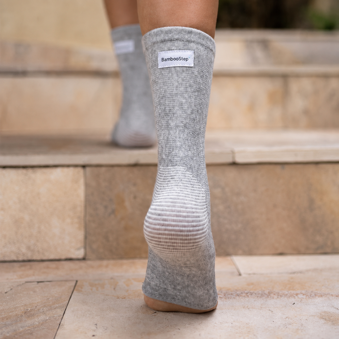 BambooStep | Premium Anti-Vermoeidheid Bamboe Voetsleeves