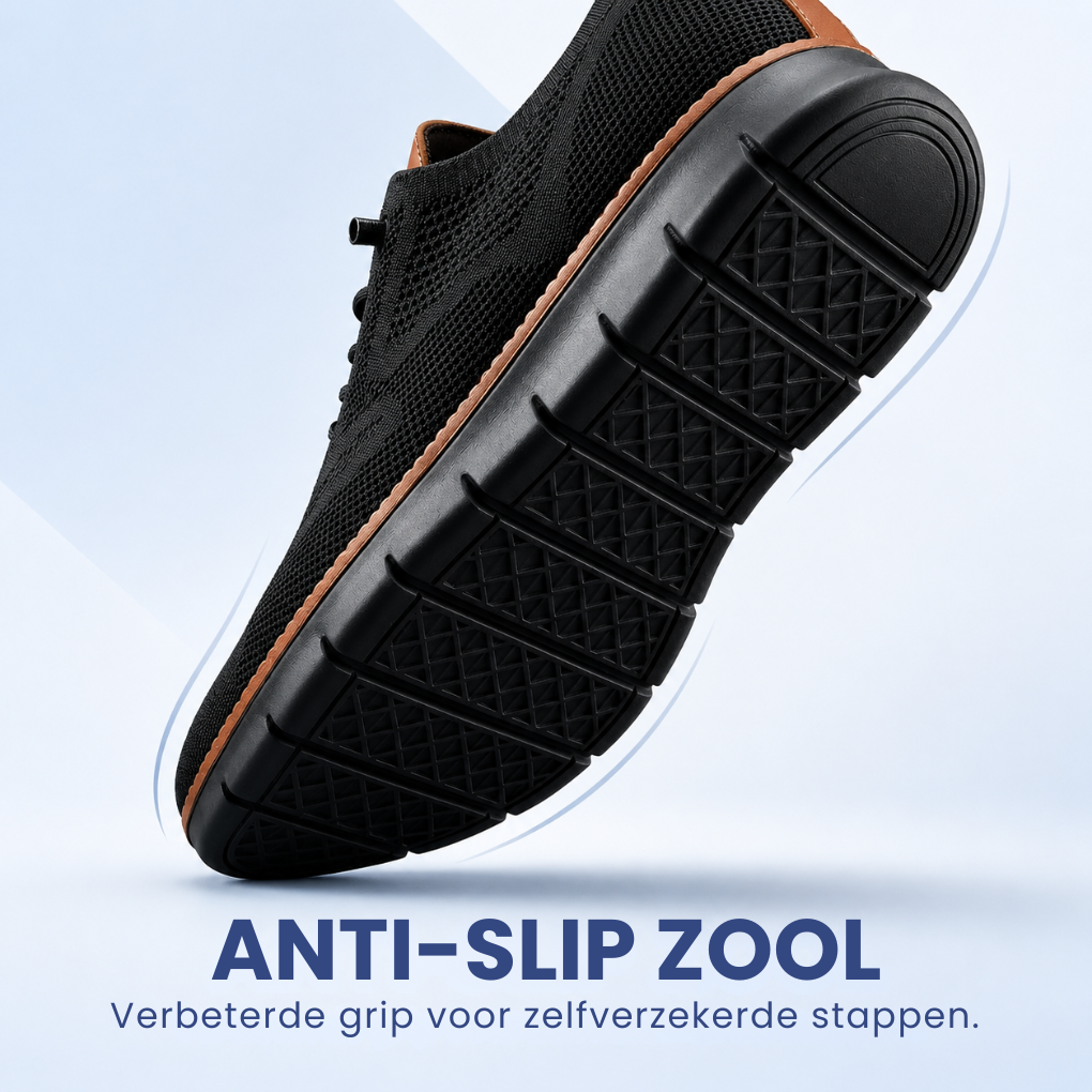 Ultiem Comfort | Gezonde en ondersteunende wandelschoenen (Zwarte zool editie)