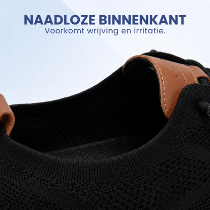 Ultiem Comfort | Gezonde en ondersteunende wandelschoenen (Zwarte zool editie)
