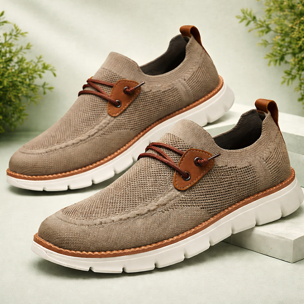 Casual comfortabele schoenen met brede neus